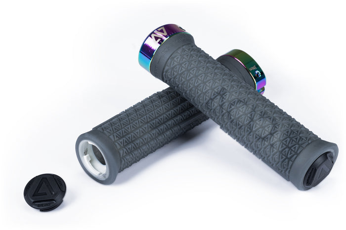 ACID ICON PRO grips - translucent black´n´oilslick - ACID - Evelostore