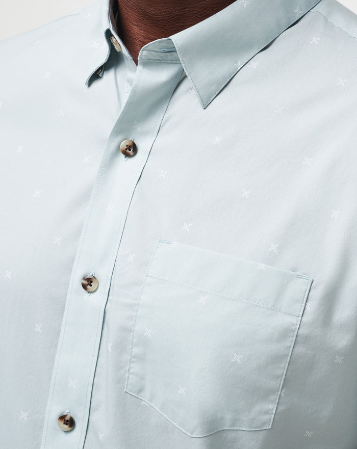 Across The Pond Button-Up