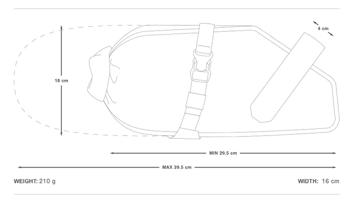 APIDURA RACING SADDLE PACK 7L saddle bag - APIDURA - Evelostore