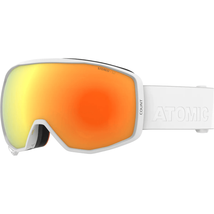 ATOMIC COUNT STEREO W/RED ST C2 goggles - white - ATOMIC - Evelostore