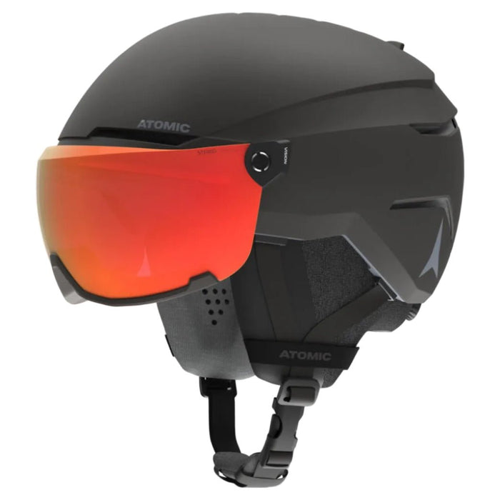 ATOMIC SAVOR VISOR PHOTO ID HD PH C1 - 3 helmet - black w/red - ATOMIC - Evelostore
