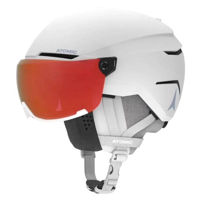 ATOMIC SAVOR VISOR PHOTO ID HD PH C1 - 3 helmet - white w/red - ATOMIC - Evelostore