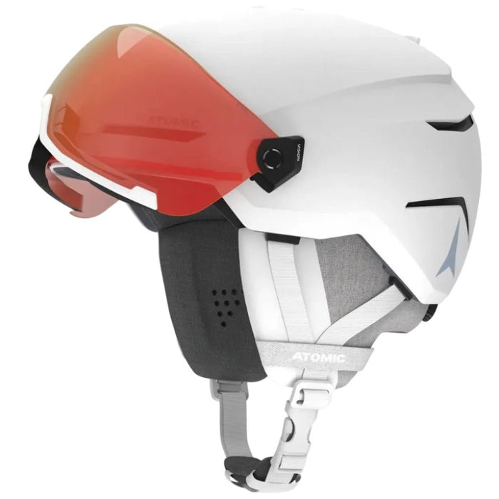 ATOMIC SAVOR VISOR PHOTO ID HD PH C1 - 3 helmet - white w/red - ATOMIC - Evelostore