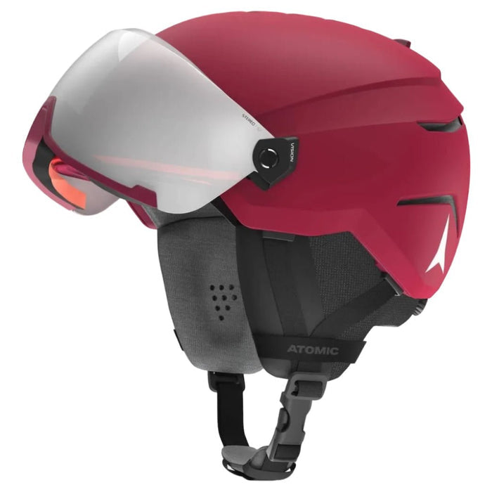 ATOMIC SAVOR VISOR ST / ST C2 helmet - dark red w/silver - ATOMIC - Evelostore