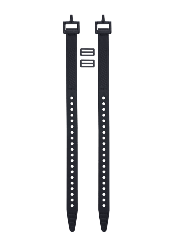 BBB BSB - 161M CARGOSTRAPS M (2 pcs) carrier bag straps - black - BBB - Evelostore