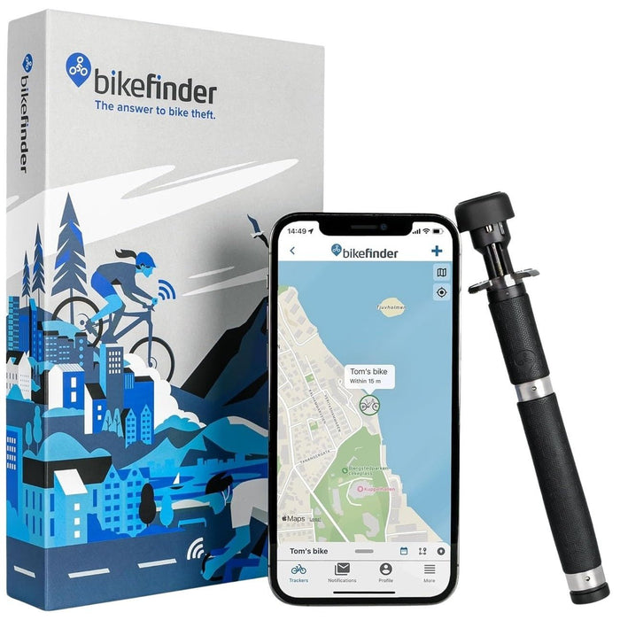 BIKEFINDER Gen2 GPS bike tracker – black - BIKEFINDER - Evelostore