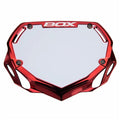 BOX MINI number plate - red