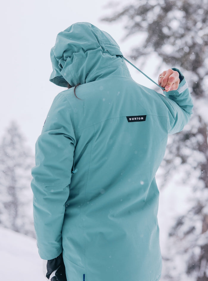 BURTON JET RIDGE 2L women's winter snow jacket - rock lichen - BURTON - Evelostore