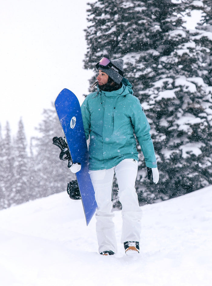 BURTON JET RIDGE 2L women's winter snow jacket - rock lichen - BURTON - Evelostore