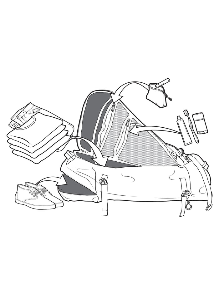 BURTON MULTIPATH 90L LARGE duffel bag - BURTON - Evelostore