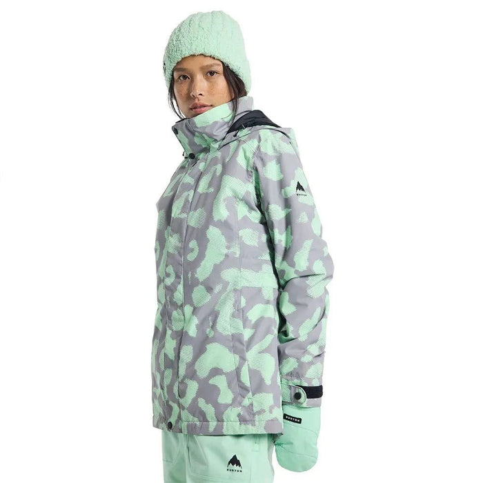 BURTON WMS JET SET jacket - green/grey - BURTON - Evelostore