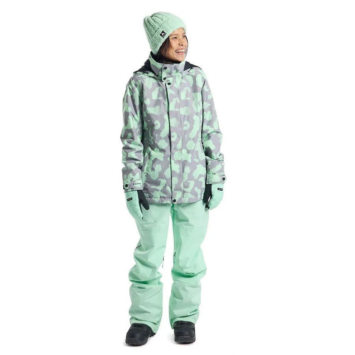 BURTON WMS JET SET jacket - green/grey - BURTON - Evelostore