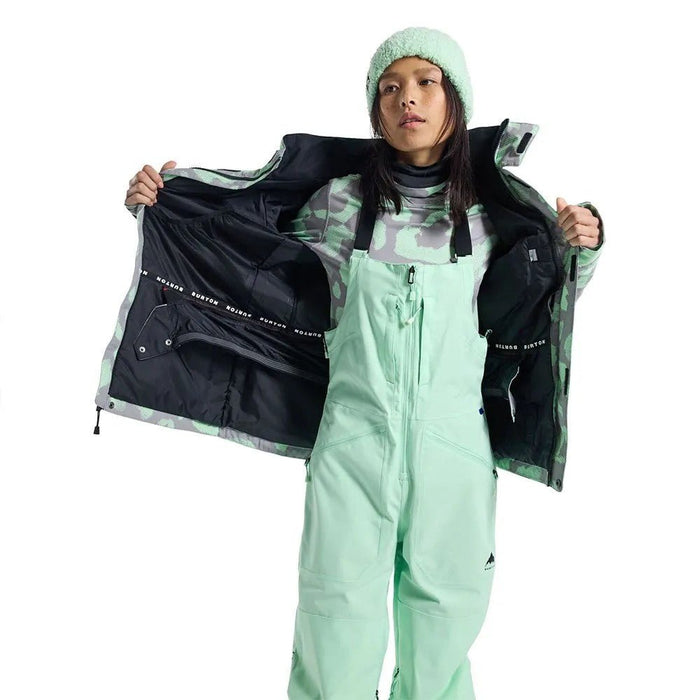 BURTON WMS JET SET jacket - green/grey - BURTON - Evelostore