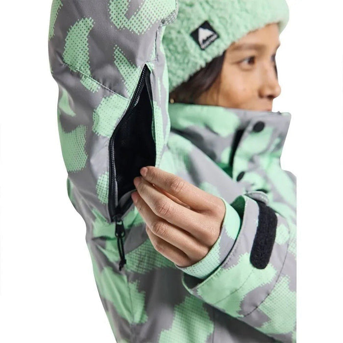 BURTON WMS JET SET jacket - green/grey - BURTON - Evelostore
