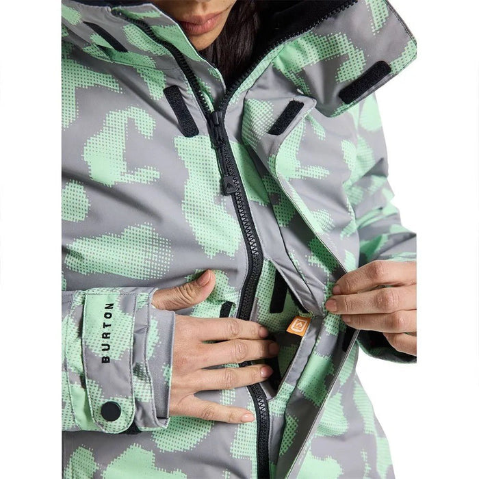 BURTON WMS JET SET jacket - green/grey - BURTON - Evelostore