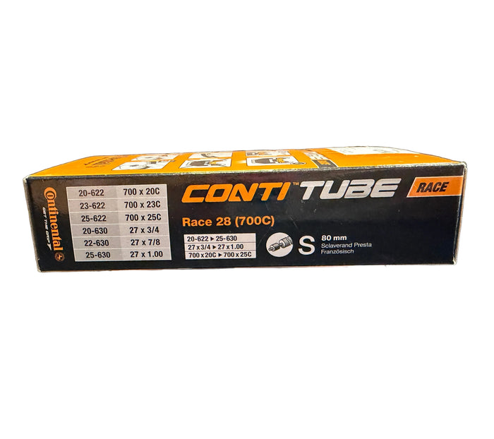 CONTINENTAL RACE 700 x 18/25 Presta valve 80mm tube