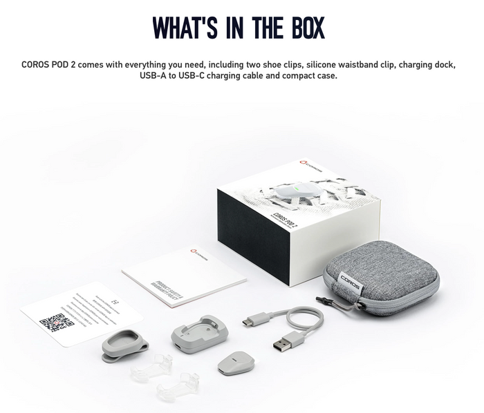 COROS POD 2 Performance Optimization Device - white