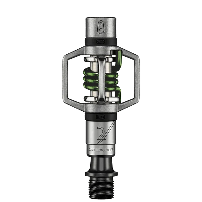 CRANKBROTHERS EGGBEATER 2 Clip-in Pedals - silver/green