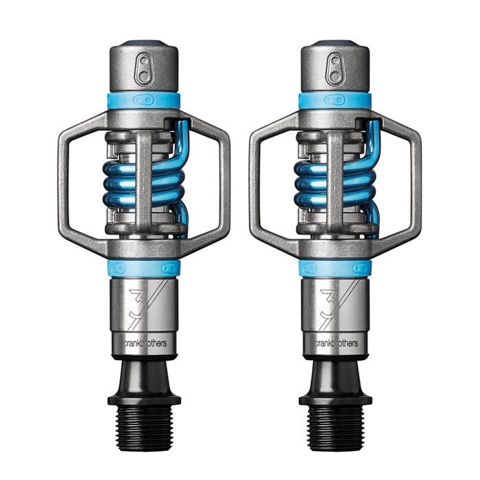 CRANKBROTHERS EGGBEATER 3 Clip-in Pedals - silver/blue