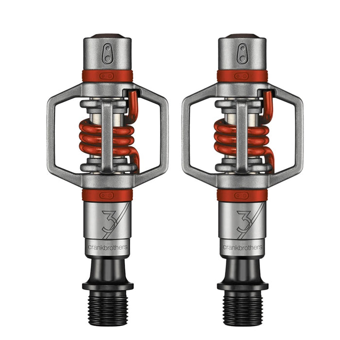 CRANKBROTHERS EGGBEATER 3 Clip-in Pedals - silver/red