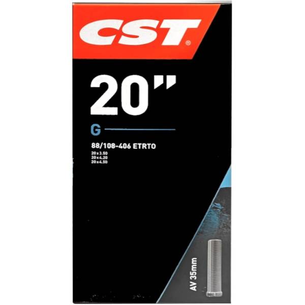 CST 20 x 3.50/4.50 Schrader tube - 40mm - CST - Evelostore