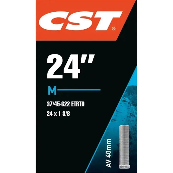 CST 24 x 1 3/8 schrader tube - 40mm - CST - Evelostore