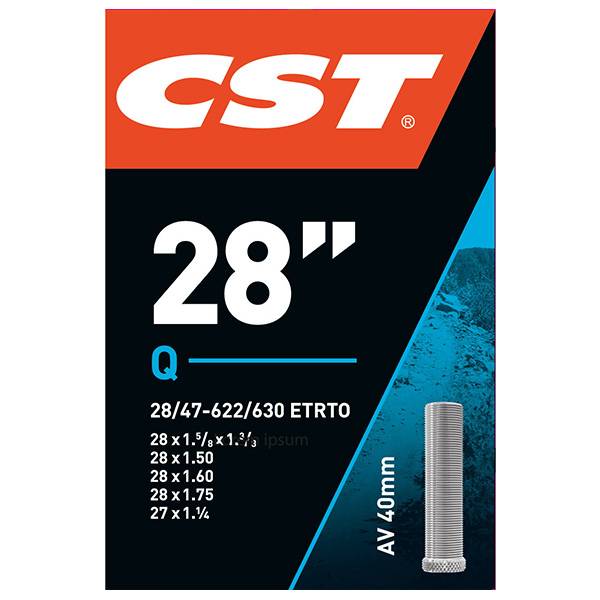 CST 28 x 1.75–2.00 Schrader Tube – 40 mm - CST - Evelostore