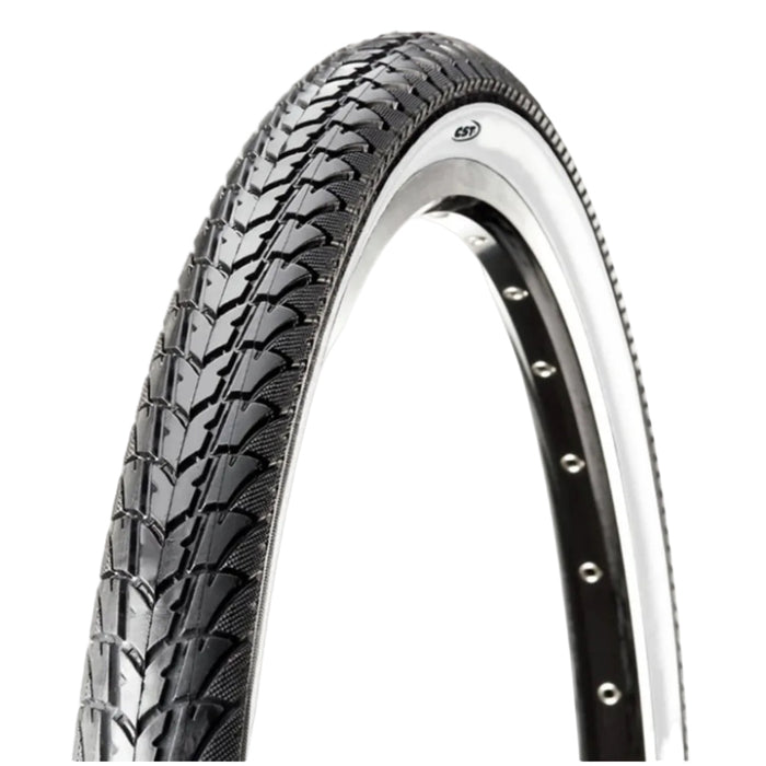 CST C1446 700 x 40C tire - white sidewall - CST - Evelostore