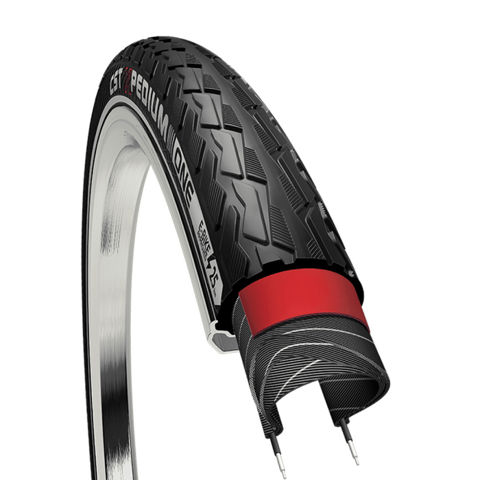 CST XPEDIUM C1880 700" tire - Black+Reflex - CST - Evelostore