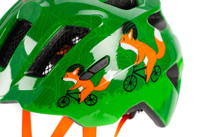CUBE FINK kids helmet - green - CUBE - Evelostore