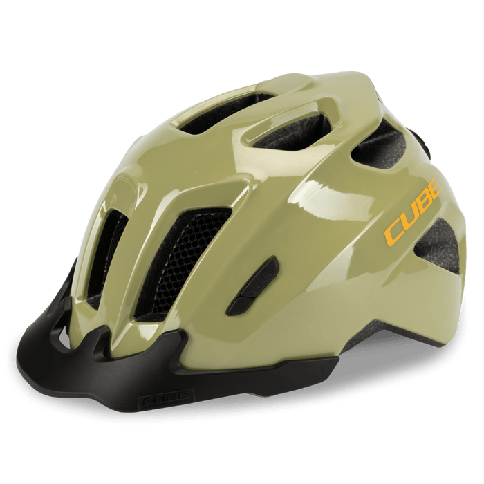 CUBE FINK kids helmet - Light olive - CUBE - Evelostore