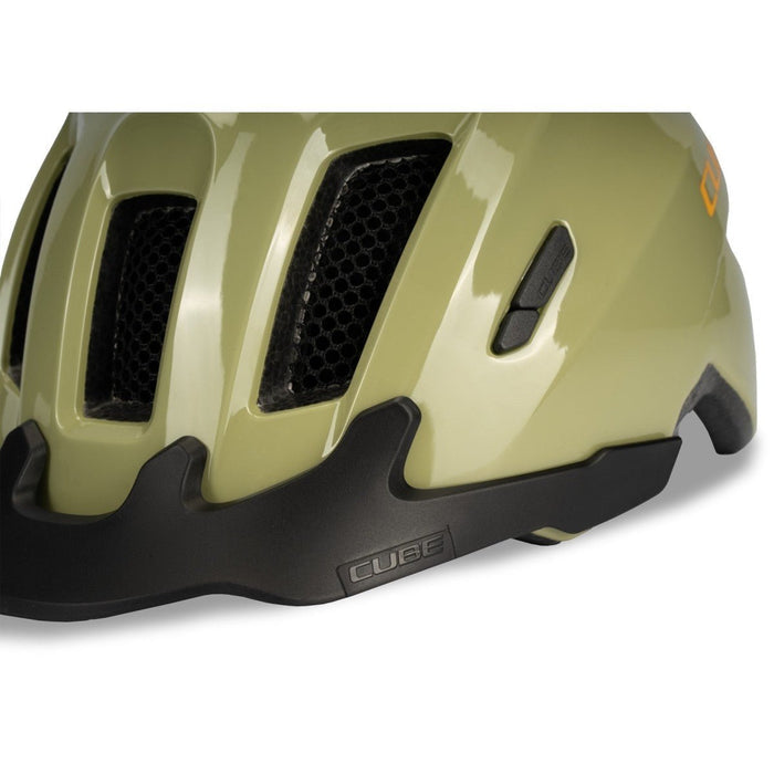 CUBE FINK kids helmet - Light olive - CUBE - Evelostore