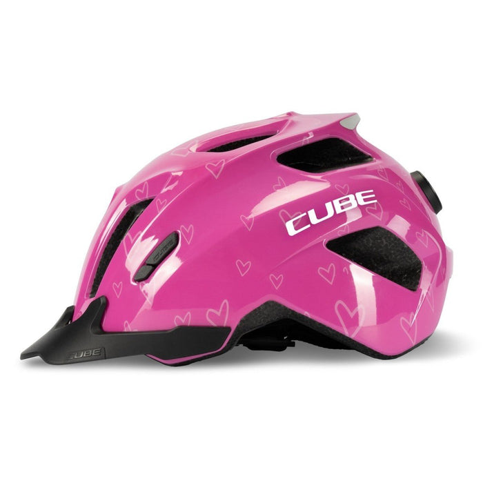 CUBE FINK kids helmet - pink - CUBE - Evelostore