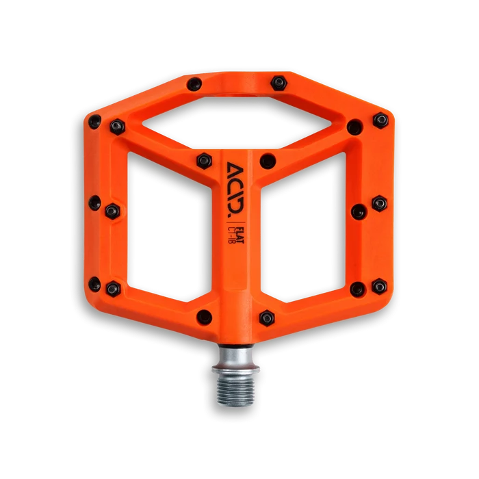 CUBE FLAT C1-IB pedals - orange