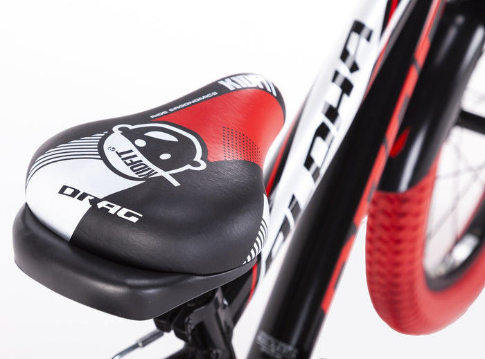 DRAG ALPHA 16 kids bike - black/red - DRAG - Evelostore