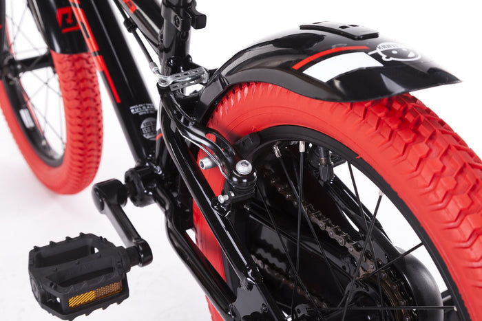 DRAG ALPHA 16 kids bike - black/red - DRAG - Evelostore