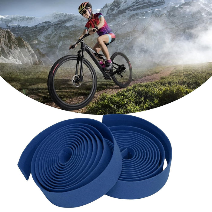 EBON CORK handlebar tape - blue