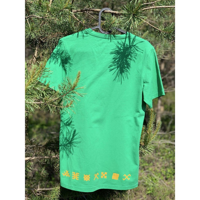 ELEVEN ROE BUCK T-shirt - green/orange - ELEVEN SPORTSWEAR - Evelostore