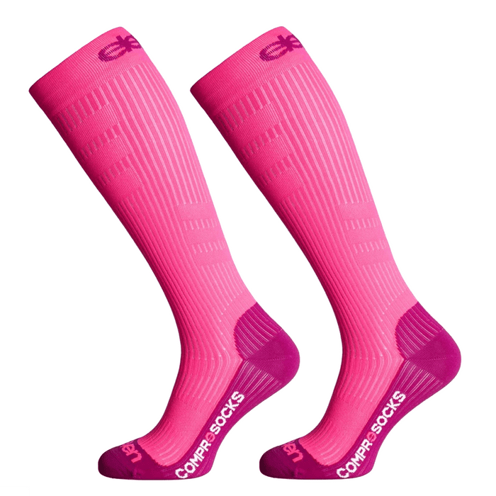 ELEVEN SPORTSWEAR ActivePulse Long compression socks - pink - ELEVEN SPORTSWEAR - Evelostore