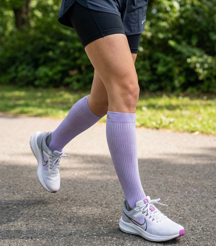 ELEVEN SPORTSWEAR ActivePulse Long compression socks - purple - ELEVEN SPORTSWEAR - Evelostore