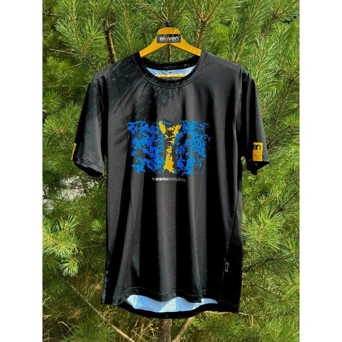 ELEVEN SPORTSWEAR Classic sports t-shirt STIRNU BUKS - black - ELEVEN SPORTSWEAR - Evelostore