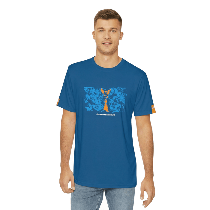ELEVEN SPORTSWEAR Classic sports t-shirt STIRNU BUKS - blue - ELEVEN SPORTSWEAR - Evelostore