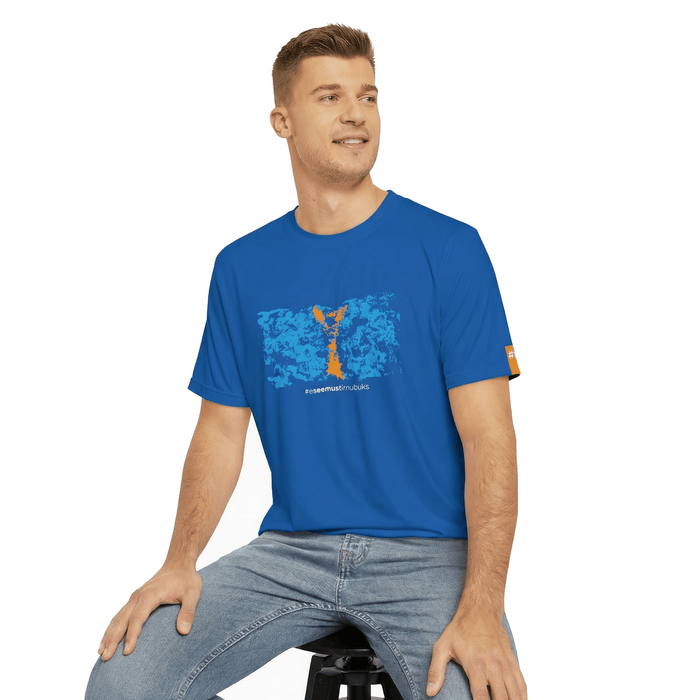 ELEVEN SPORTSWEAR Classic sports t-shirt STIRNU BUKS - blue - ELEVEN SPORTSWEAR - Evelostore