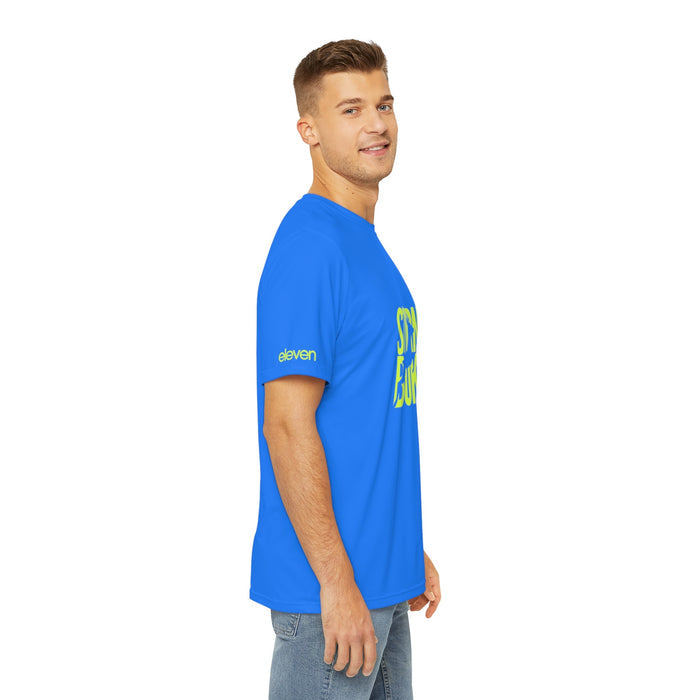 ELEVEN SPORTSWEAR Classic sports t-shirt STIRNU BUKS - blue - ELEVEN SPORTSWEAR - Evelostore