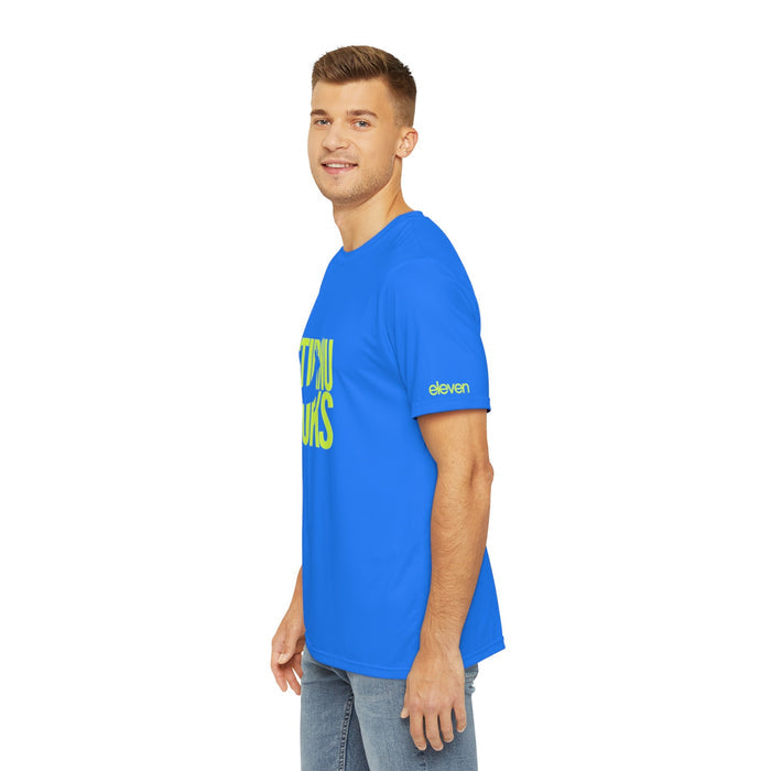ELEVEN SPORTSWEAR Classic sports t-shirt STIRNU BUKS - blue - ELEVEN SPORTSWEAR - Evelostore