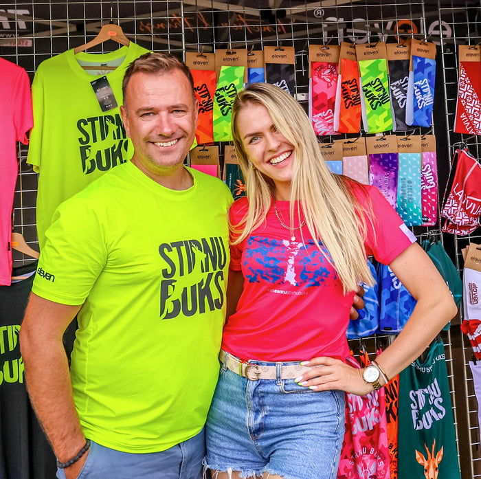 ELEVEN SPORTSWEAR Classic sports t-shirt STIRNU BUKS - fluo - ELEVEN SPORTSWEAR - Evelostore