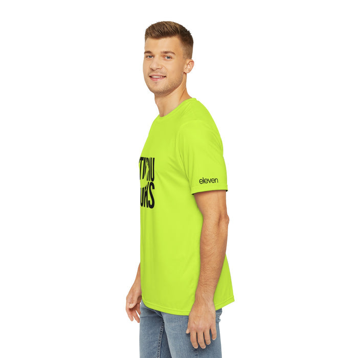 ELEVEN SPORTSWEAR Classic sports t-shirt STIRNU BUKS - fluo - ELEVEN SPORTSWEAR - Evelostore