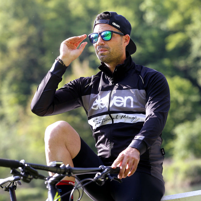 ELEVEN SPORTSWEAR Cycling jacket COMBI BUNDA black