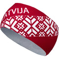 ELEVEN SPORTSWEAR DOLOMITI headband LATVIA red - ELEVEN SPORTSWEAR - Evelostore