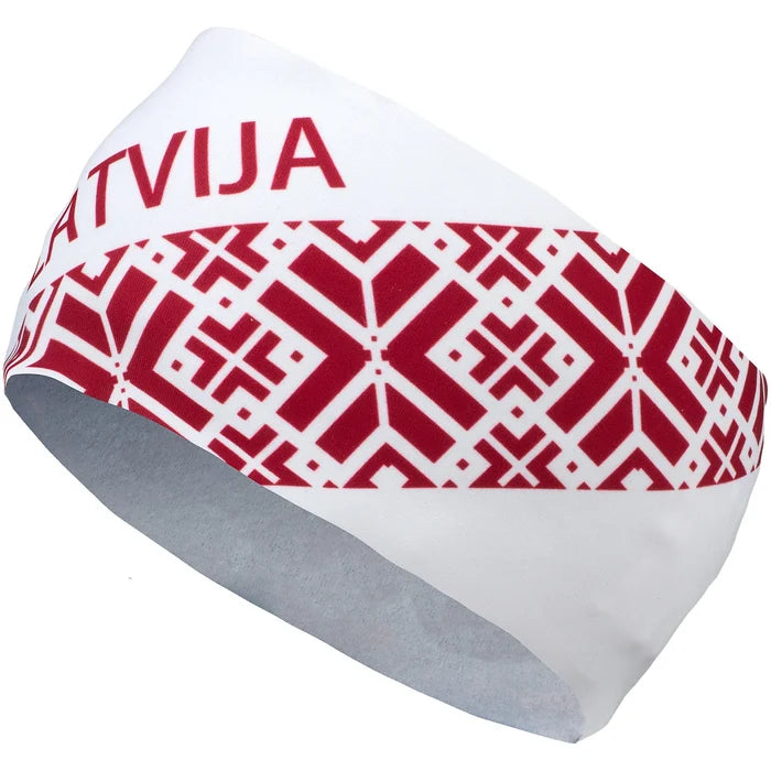ELEVEN SPORTSWEAR DOLOMITI headband LATVIA white - ELEVEN SPORTSWEAR - Evelostore